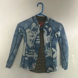 Billabong Girls Wetsuit Topper Size 10